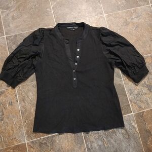 Veronica Beard Coralee Front Button Blouse Size Large
